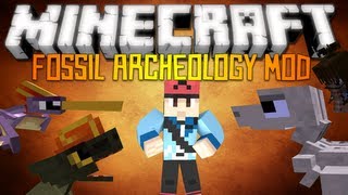 Minecraft Fossil Archeology Mod 152 w The Famous Films [upl. by Aundrea690]