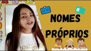 AULA DE PORTUGUÊS  NOMES PRÓPRIOS [upl. by Idolah489]