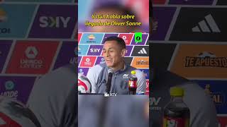 YOSHIMAR YOTÚN sobre llegada de OLIVER SONNE quotEstamos contentos de tenerloquot  Depor [upl. by Shotton]