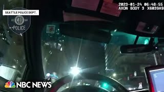 Bodycam records officer laughing about police crash that killed pedestrian [upl. by Olga]