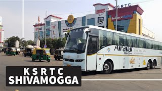 KSRTC Bus Station Shivamogga Karnataka [upl. by Ilwain475]