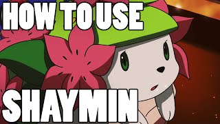 Pokémon How To Use Shaymin Shaymin Moveset  Pokemon Omega Ruby and Alpha Sapphire  XampY Guide [upl. by Ailehs]