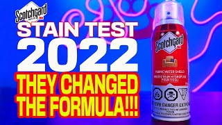 SCOTCHGARD Test amp Review 2023 Does the New Formula Still Work [upl. by Gusty]