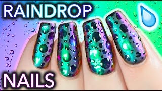 DIY Raindrop MultiChrome Nails [upl. by Dudley]