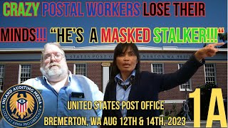 CRAZY POSTAL WORKERS LOSE THEIR MINDS quotHES A MASKED STALKERquot [upl. by Eveam]