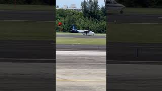 Britten Norman Islander takeoff [upl. by Tichonn]