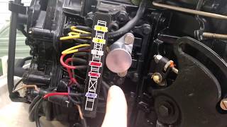 Johnson 115 Outboard Tachometer Fix [upl. by Retsehc]