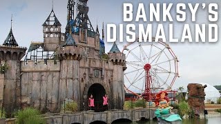 What Is It Like To Visit Banksys Dismaland Park [upl. by Ydnac39]