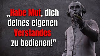 Kant Aufklärung einfach erklärt Abiturwissen [upl. by Akienom]