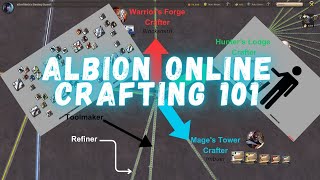 Albion Online  A Crafting Guide On How To Unlock Crafting In a fastest way [upl. by Gninnahc259]