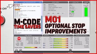 MCode Time Savers  M01 Optional Stop Improvements  Haas Automation Inc [upl. by Clarke811]