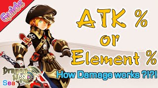 ATK or Element   How damage works  How to calculate ATK [upl. by Schlicher]