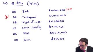 Leases  sale and leaseback Example not at fair value  ACCA Financial Reporting FR [upl. by Oiligriv60]