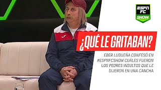 ¡Desopilante Los peores insultos que recibió Eber Ludueña en una cancha [upl. by Allan747]