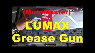 LUMAX Grease Gun Review amp HOW TO LOAD [upl. by Legra]