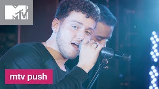 Bazzi Performs ‘Mine’ 🎤 Live Performance  MTV Push [upl. by Hairabez]