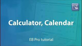 Weintek EasyBuilder Pro tutorial  33Calculator amp Calendar [upl. by Nnaed156]