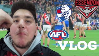 THE DONS RESPOND  Western Bulldogs vs Essendon AFL Vlog [upl. by Elurd]