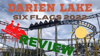 DARIEN LAKE SIX FLAGS 2022 review [upl. by Acinaj]