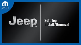 Soft Top InstallationRemoval  How To  2025 Jeep Gladiator [upl. by Llednor650]