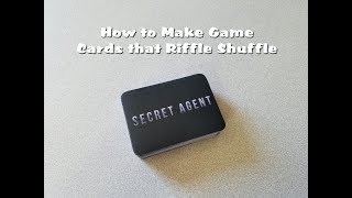 How To Make Game Cards that Shuffle  Print and Play Tutorial [upl. by Deane]