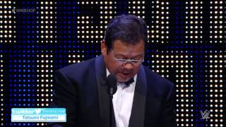 Tatsumi Fujinami is inducted into the WWE Hall of Fame March 28 2015 [upl. by Umont]