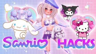 Sanrio Outfit Hacks In Royale High 1 [upl. by Phelia]