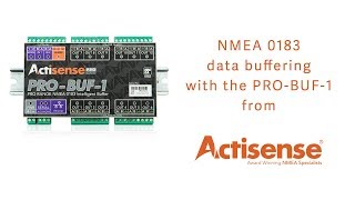 Professional NMEA 0183 data buffering with the PROBUF1 [upl. by Nnaitsirk]