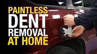 How to Remove Dents from a Car Without Damaging the Paint  Paintless Dent Repair – Eastwood [upl. by Kcireddor]