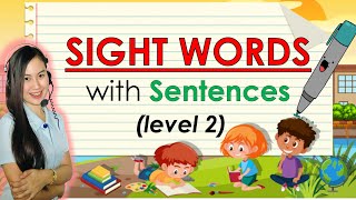 Read Sight Words with Sentences Level 2 [upl. by Nojid]