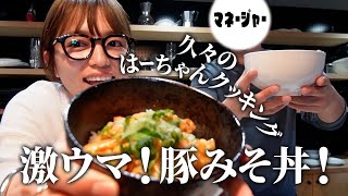 久々のはーちゃんクッキング！激ウマ豚みそ丼作ったよ！ [upl. by Tiedeman68]