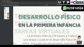 🔴 AC14 Semana 14 Infografía Desarrollo Físico DESARROLLO HUMANO UTP 923814524 NOVIEMBRE [upl. by Luci900]