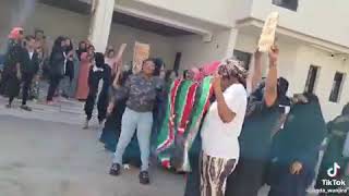 Kenyan women working in Saudi Arabia hold protests outside the Kenyan Embassy in Saudi [upl. by Ahmar]