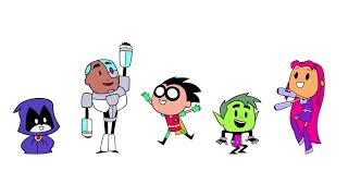 Teen Titans Go Intro Dance party Mash up Seasons 1 4 HD [upl. by Petrie]