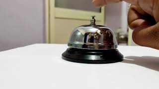 Desk Bell Sound Effect  Call Bell Sound  Counter Bell Concierge Bell Service Bell [upl. by Llet820]