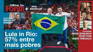 Quaest RJ Lula chega a 57 dos válidos entre mais pobres  Freixo sobe 6 pontos e divide liderança [upl. by Trebeh518]