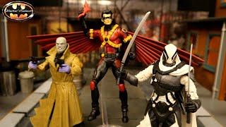 McFarlane DC Multiverse Red Robin Hush Ghost Maker Batman New 52 Future State Action Figure Review [upl. by Merlin]