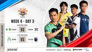 🔴 LIVE  MPL PH S14  ENGLISH  Week 4 Day 3 [upl. by Gnut888]