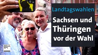 Landtagswahlen Sachsen und Thüringen vor der Wahl  BR24 [upl. by Nauqas]