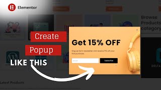 How To create elementor popup form  wordpress popup plugin [upl. by Tia]