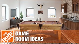 Game Room Ideas  The Home Depot [upl. by Ut]