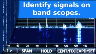 Ham Radio  Lets talk about band scopes and identifying signals visually [upl. by Estella]