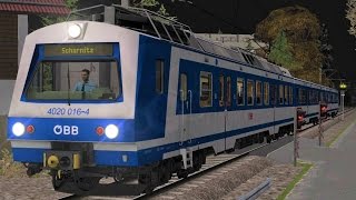 ÖBB 4020 Mittenwaldbahn quotS5 von Scharnitzquot Führerstandsmitfahrt Train Simulator 2017 [upl. by Nahtaneoj]