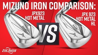 Mizuno Irons Comparison  JPX 923 Hot Metal vs JPX 923 Hot Metal HL [upl. by Alemahs]