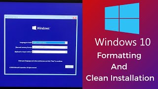 How to Install and Format Windows 10 in Hindi 2020 windows10 installation [upl. by Sliwa]