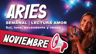 ARIES♈️ TE ESTAN BUSCANDO🤭 SOLTEROS VIENE UN AMOR CORRESPONDIDO💞aries amor hoy noviembre [upl. by Notlad]