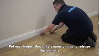 How to lift up laminate flooring [upl. by Adlemi346]