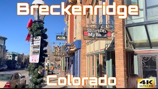 Breckinridge Colorado  City Tour amp Drive Thru [upl. by Elgar]