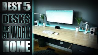 Best Desks for Work at Home 2022  TOP 5  Best Home Office Desks [upl. by Nyrok]