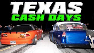 Dallas STREET RACING  Racer caught CHEATING [upl. by Adrahs210]